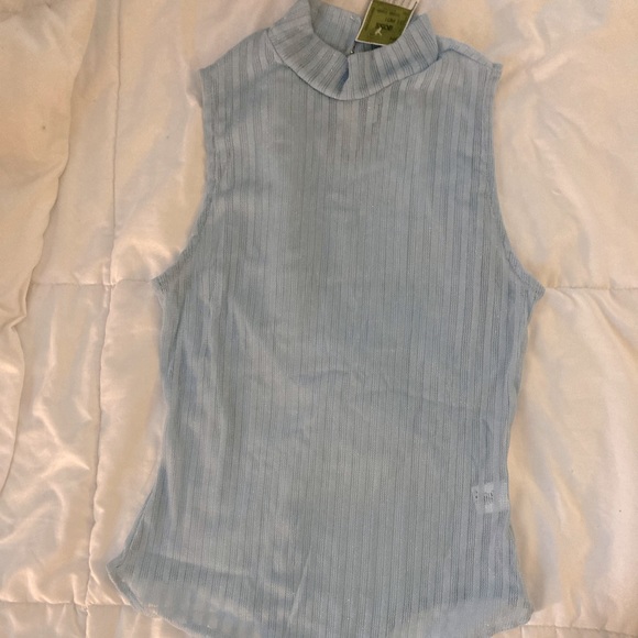 Light blue sheer body suit - Picture 2 of 5